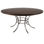 Tampo Tabaco com Base Bambu Ferro Cinza