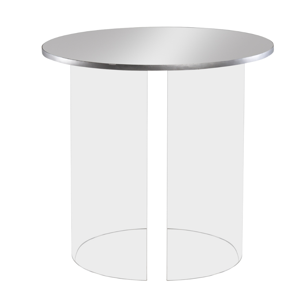 Tampo de Espelho com Base Curva Cristal