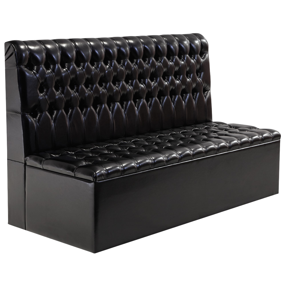 Sofá London Capitone Couro (Módulo Reto)