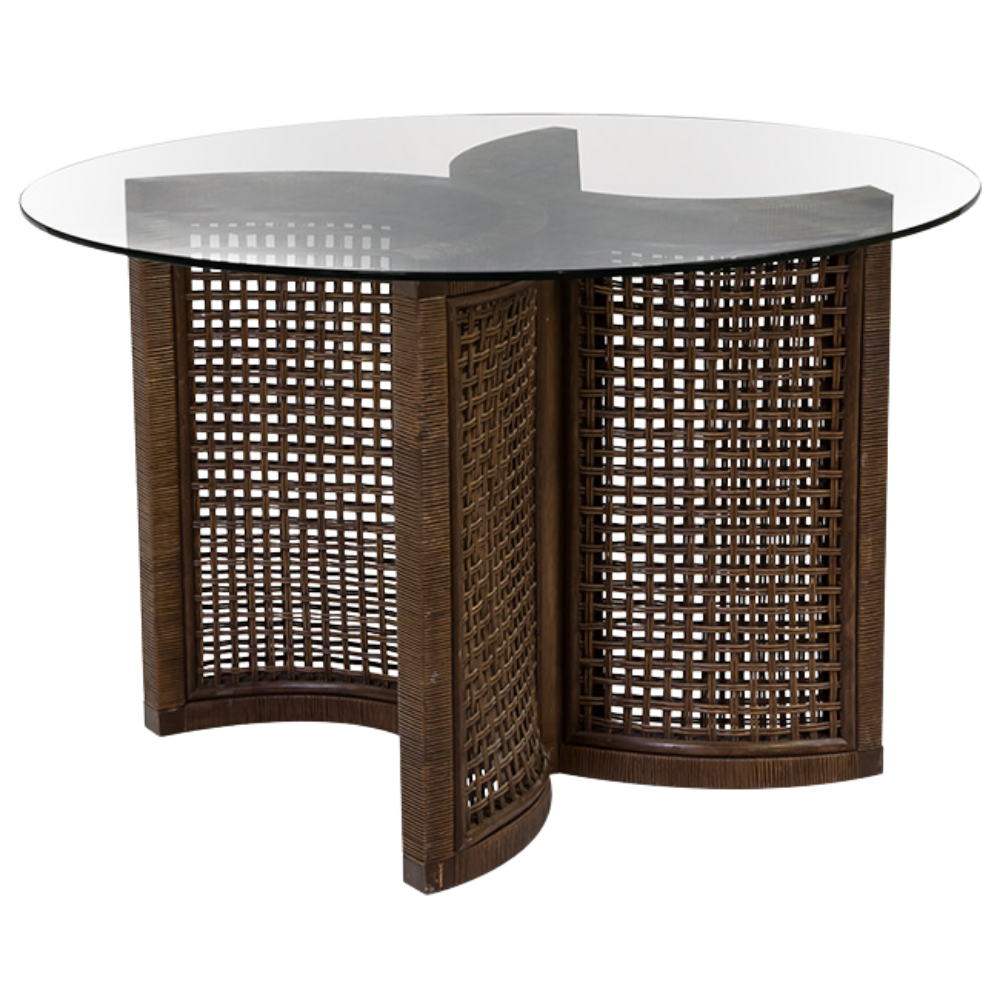 Tampo de Vidro Transparente com Base Bali