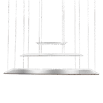 Tampo Mesa Suspensa Espelho e Vidro com 03 andares