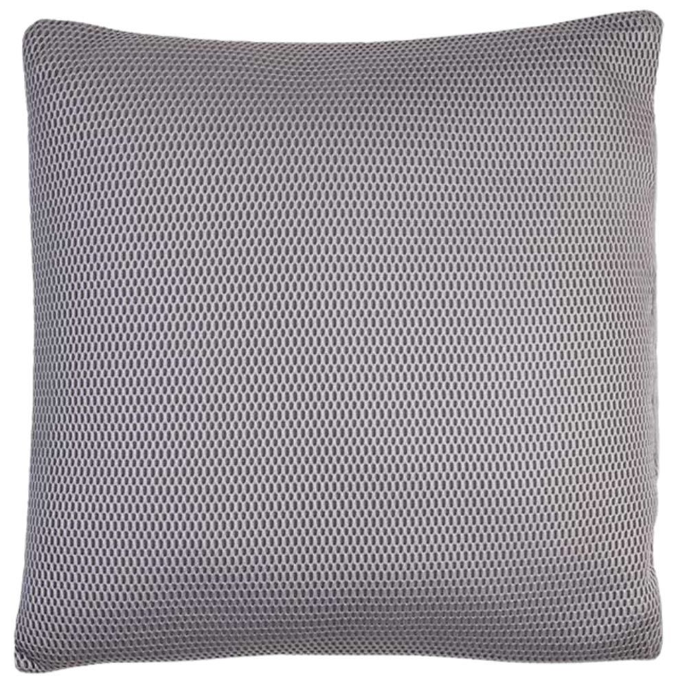 Almofada Colmeia Cinza Claro