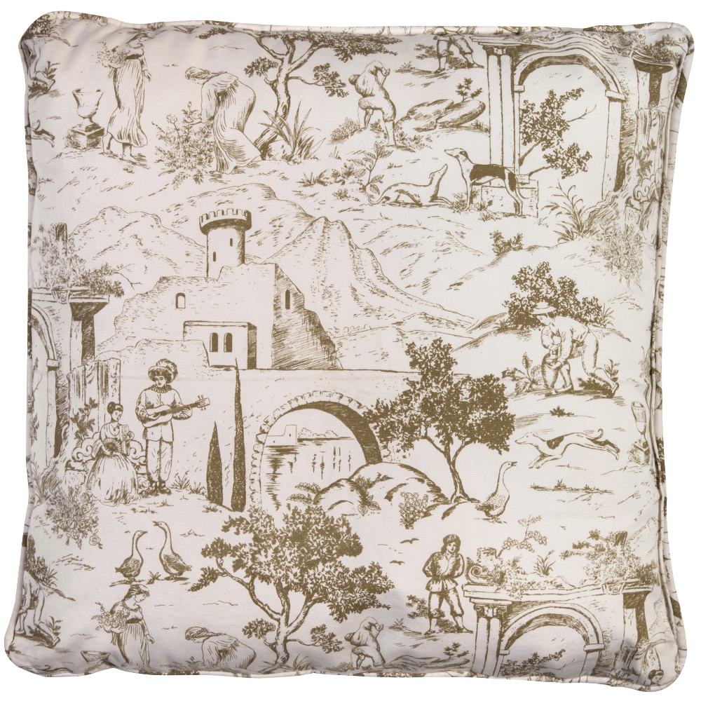 Almofada Provence Pistache Toile de Jouie