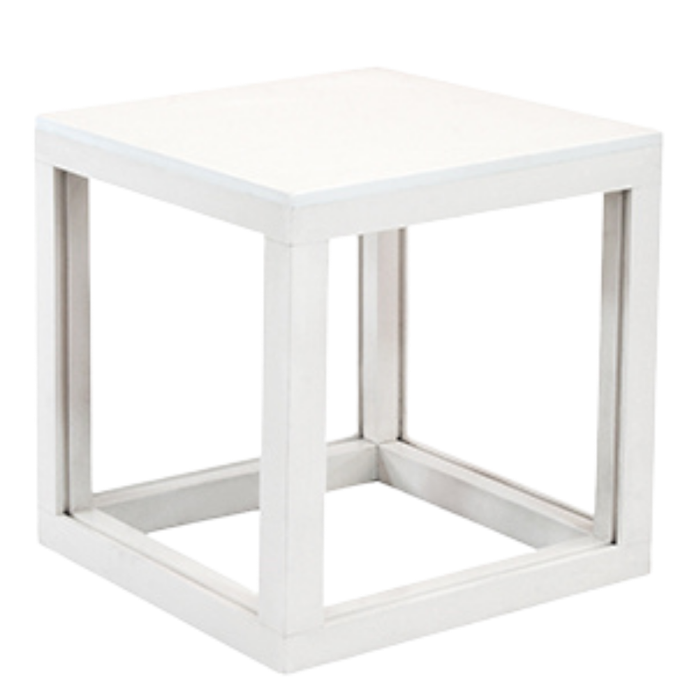 Cubo Médio Vazado Ferro Branco(a)