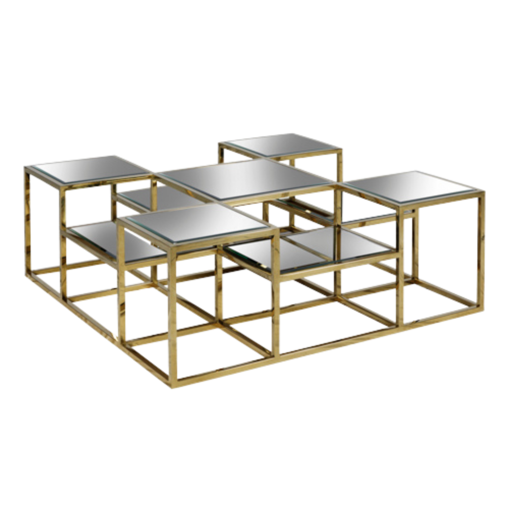 Mesa Chapelle Centro com Espelho