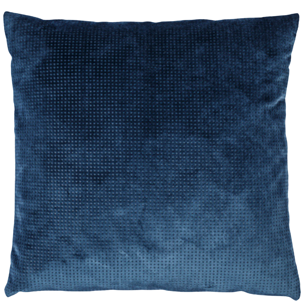 Almofada Veludo Azul Marinho furinhos
