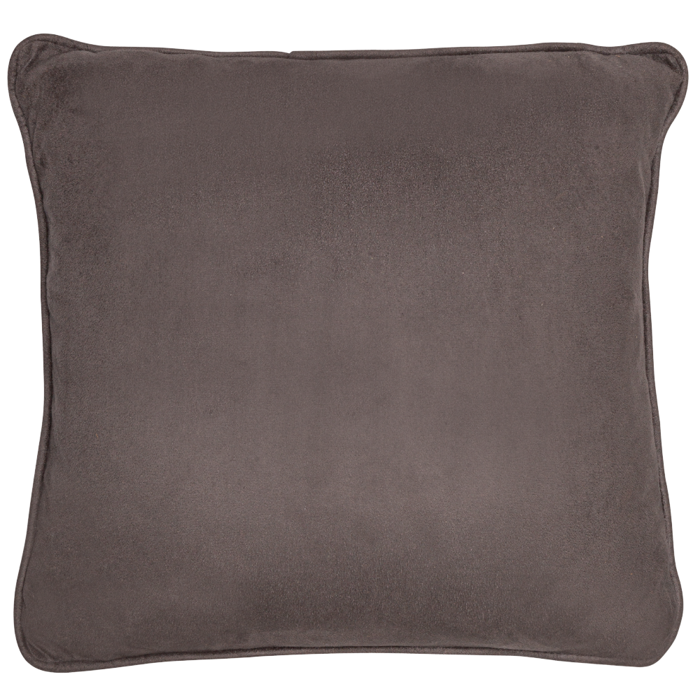 Almofada Veludo Cinza Chumbo