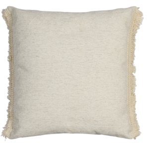 Almofada Linho Cru (Com Franjas Laterais) 0,50l x 0,50p