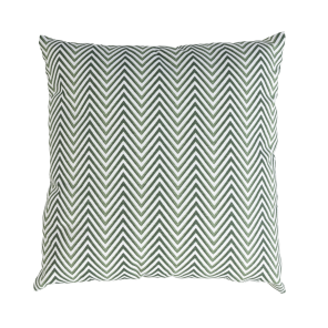 Almofada Zigzag Verde 0.40l X 0.44p