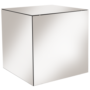 Aparador Cubo Espelho Bronze - 0,90 x 0,90 x 0,90h