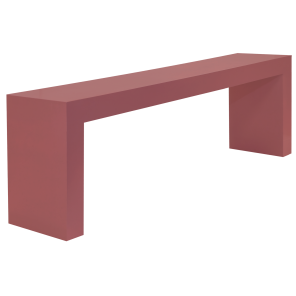 Aparador U Invertido MOP Laca - 2,81 compr. x 0,53 larg. x 0,90h