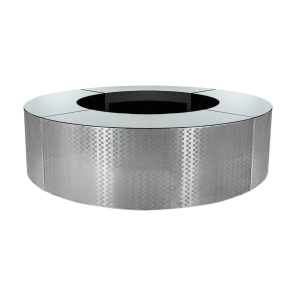 Balcão Bar Platinum Redondo com Tampo Espelho