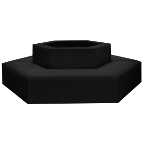 Banco Diamante com Encosto - 3,21 x 2,80 x 0,90h