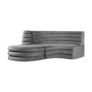 Banco Riviera 1,16 x 0,80 x 0,93h (Módulo Quina) + Banco Riviera 2,04 x 0,80 x 0,93h (Módulo Curvo)