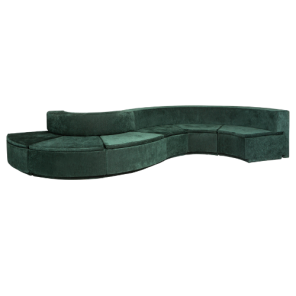 Banco S com Encosto Curvo - 4,73 x 2,06