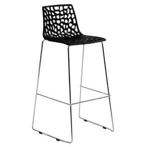 Banqueta Renda Preto(a) 0.40l X 0.90a X 0.40p