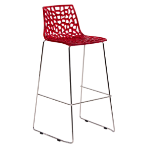 Banqueta Renda Vermelho(a)