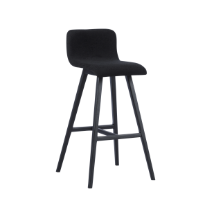 Banqueta Susy Preta - 0,39l x 0,75a x 0,42p -1,10h