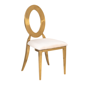 Cadeira Dubai Ouro - 0,44 x 0,48 x 0,92h