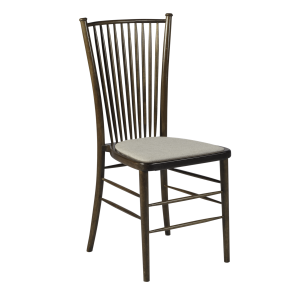 Cadeira Modernista com Assento Linho Bege 0,39 x 0,41 x 0,90h