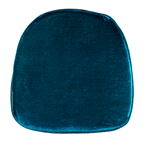 Capa Assento Veludo Irlandês Azul Anis (Cadeira Itália)