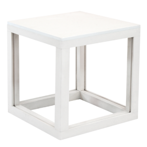 Cubo Médio Vazado Ferro Branco(a) 0.45l X 0.45a X 0.45p