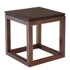 Cubo Médio Vazado Madeira 0.45l X 0.45a X 0.45p (Com Friso)