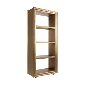 Estante Vazada Dourada com 03 Prateleiras - 1.00l X 2.20a X 0.40p