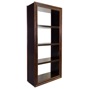 Estante Vazada Marrom Café - 1,00 x 0,40 x 2,20h com 03 Prateleiras de 0,45h