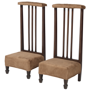 Genuflexório Estilo Inglês - 0,35 x 0,35 x 0,82 h