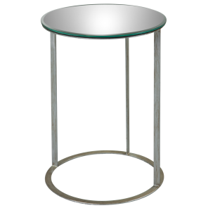 Mesa Ana Eliza com Tampo Espelho - 0,35m diâmetro x 0,47h