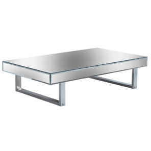 Mesa Centro Espelho Cristal 1.20l X 0.30a X 0.70p