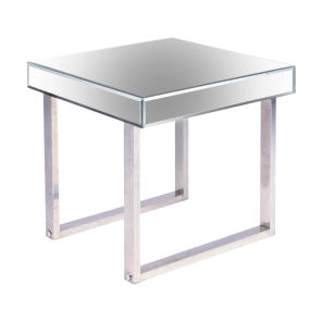 Mesa Espelho Cristal Lateral