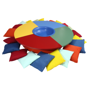 Mesa Infantil Colorida com Furo e Bacia - 1,45