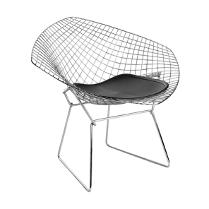 Poltrona Bertoia Diamante com Assento - 0,87 x 0,75 x 0,75h (2)