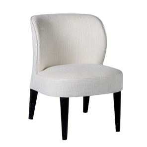 Poltrona Chanel Linho Rústico Off White 0.45l X 0.70a X 0.55p