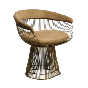 Poltrona Dore Veludo Caramelo - 0.76l X 0.46a X 0.60p