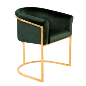 Poltrona Gucci com Capa Veludo Inca Verde