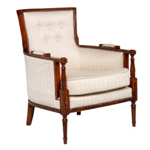 Poltrona Jacquard Carlota Joaquina Cru 0.70l X 0.89a X 0.62p