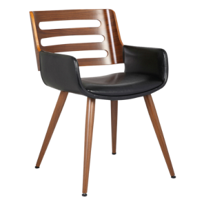 Poltrona Luísa Madeira Preto(a) 0.50l X 0.78a X 0.47p