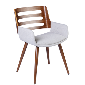 Poltrona Luisa em Linho Cru - 0,50 x 0,47 x 0,78h