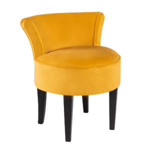 Poltrona Mignon Camurça Amarelo(a) Ceylon 0.50l X 0.67a X 0.55p