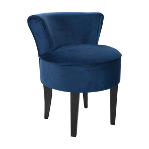 Poltrona Mignon Veludo Inca Azul Marinho 0.50l X 0.67a X 0.55