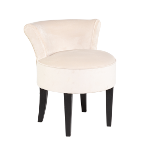 Poltrona Mignon Veludo Off White 0,50 x 0,67 x 0,55
