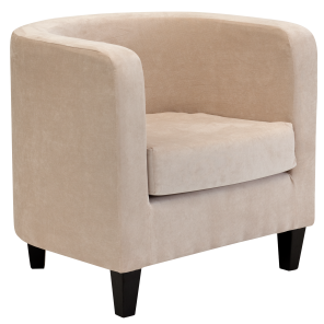 Poltrona PAT Veludo Andorra Cru