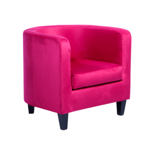 Poltrona PAT Veludo Fucsia - 0,70 x 0,70 x 0,67h