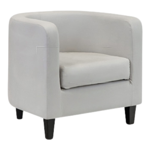 Poltrona Pat Capa Sarja Cinza Nevoa - 0.70l X 0.67a X 0.70p