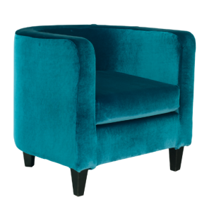 Poltrona Pat Capa Veludo Molhado Verde Real - 0.70l X 0.67a X 0.70p