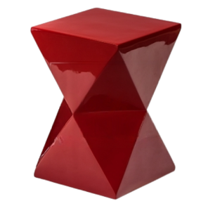 Pufe Ampulheta Vermelho(a) 0.31l X 0.45a X 0.31p