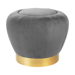 Pufe Gucci Veludo Inca Grafite (1)